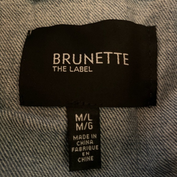 Brunette the Label Lindsay Denim Jacket. - Picture 11 of 12